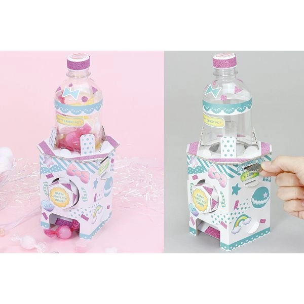 ガチャ風キャンディ貯金箱