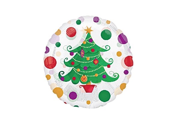 ホリデーツリー風船(5枚）