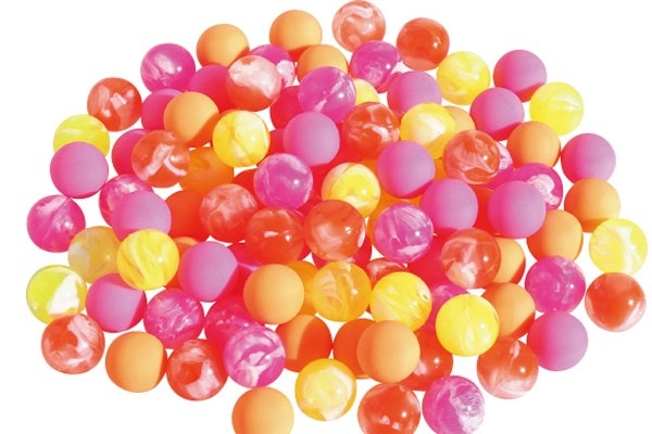 レッド系27ｍｍスーパーボール100個