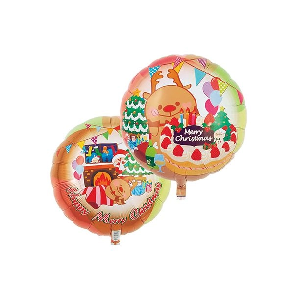 長期浮遊トナカイクリスマス風船5枚