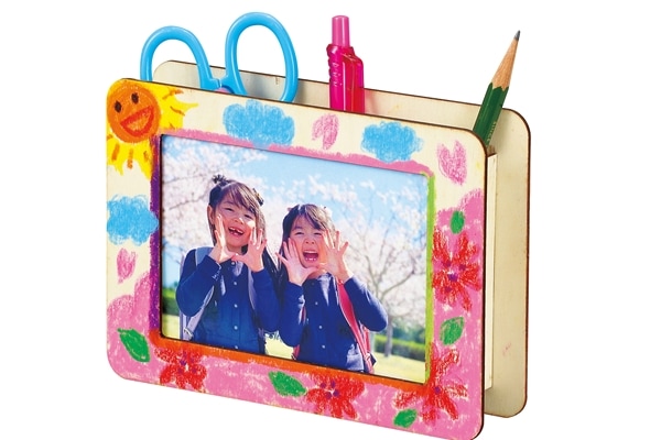 お絵描き工作の木製小物入れ大 | イベント用品販促ZERO