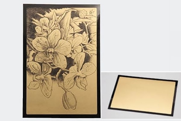 ゴールドスクラッチアート