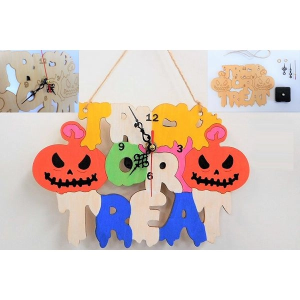 ハロウィン壁掛け時計タイプ（送料無料）