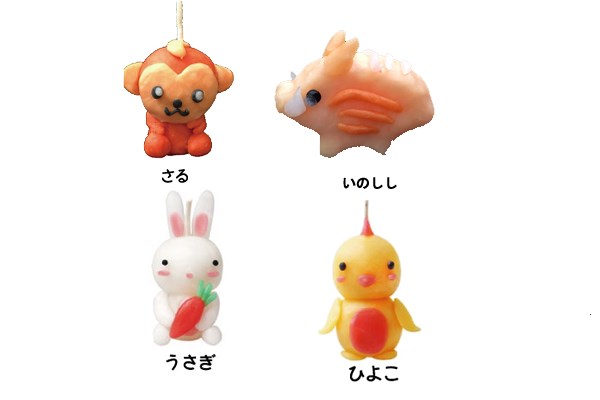 干支のどうぶつ手作りキャンドル