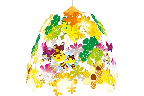 ミツバチの二段吊り飾り