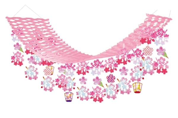 桜雪洞プリーツハンガー