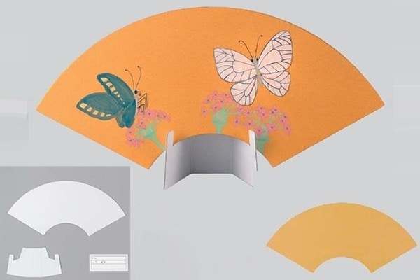 扇型色紙（台付）