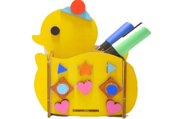 アヒル型ペン立て