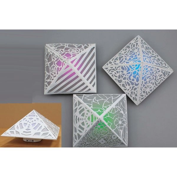 切り絵ランプシェード