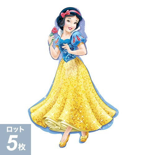 プリンセス スノーホワイト フィルムバルーン 60×93cm 5枚入