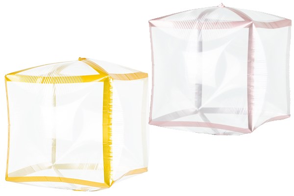 多面体キューブスバルーン3枚