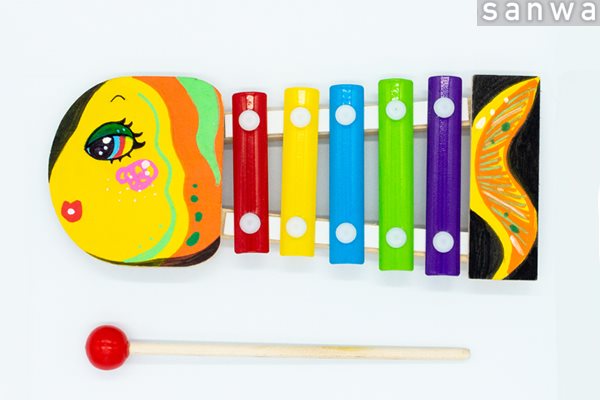 【お絵描き鉄琴 工作キット】子ども向け楽器工作・木製×スチール素材｜オリジナルデザインで音を楽しむ！