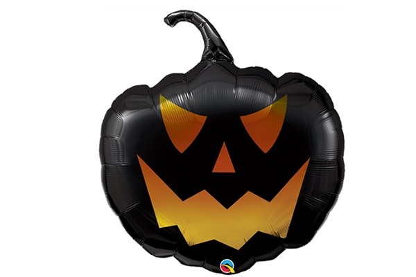 ブラックパンプキン風船（5枚）