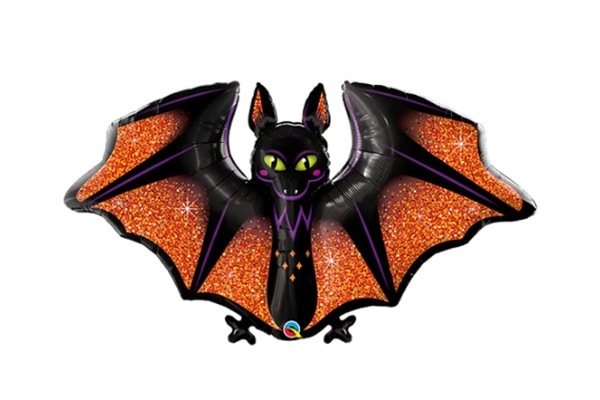 グリッターバット風船（5枚）