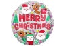 クリスマスブッディー風船（5枚）完売
