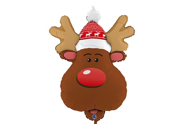 スマイリーレインディア風船5枚