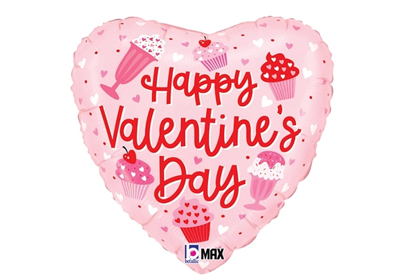 バレンタインスウィーツハート風船 5枚セット