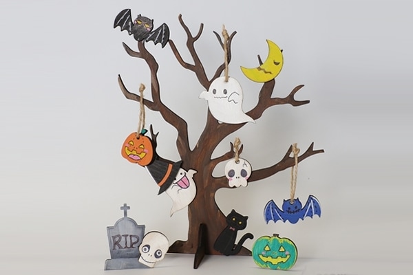 ハロウィンツリーの飾り