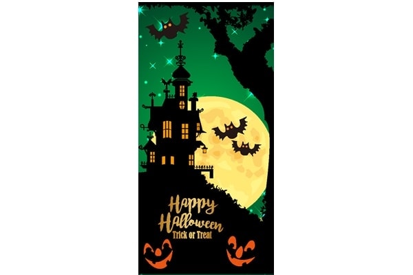 ハロウィングリーンタペストリー