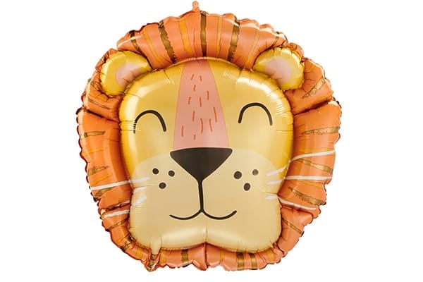 ライオンフェイス風船5枚