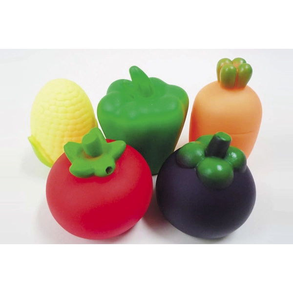 【すくい取り用プカプカお野菜マスコット 50個セット】縁日・イベントに！水に浮かぶかわいい果物おもちゃ｜ニンジン・トマトなど5種入り