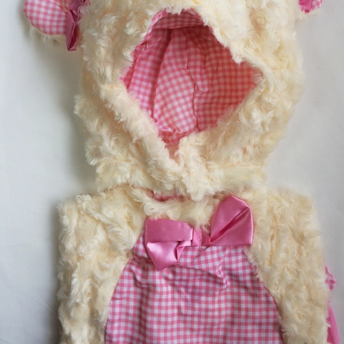【赤ちゃんヒツジ着ぐるみ】もこもこパーマ風デザインが可愛い｜滑り止め付き＆オムツ替え簡単な羊コスチューム