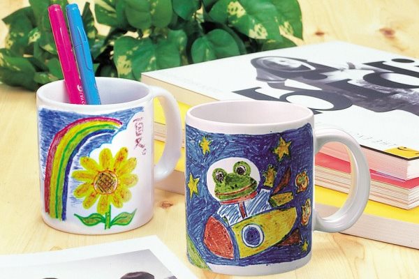 クレヨンマグカップ工作キット｜お湯で仕上げる不思議なカップアート