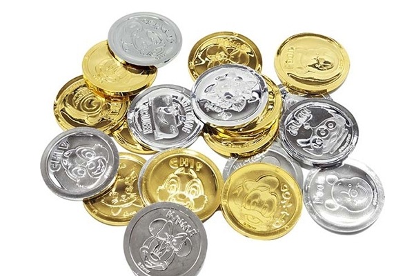 水に浮くディズニーキャラクターキラキラコイン｜ぷかぷかオールスター 全20種｜水に浮くコイン 縁日すくい 景品向け