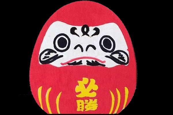 だるまの木製貯金箱作り