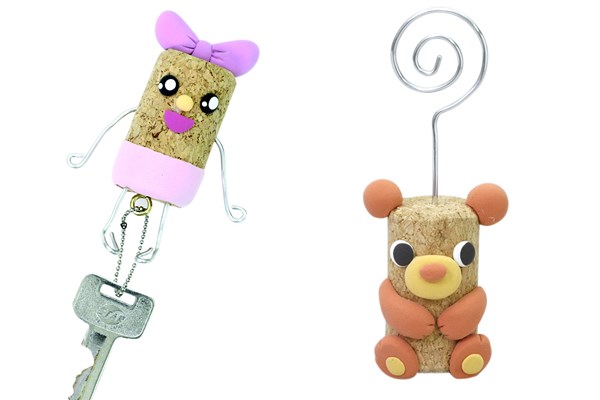 コルクのクリスマスアニマル