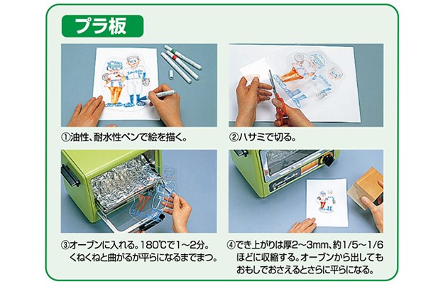 プラ板でキーホルダー作り