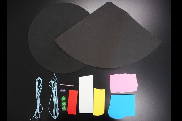 ハロウィンの帽子クラフト