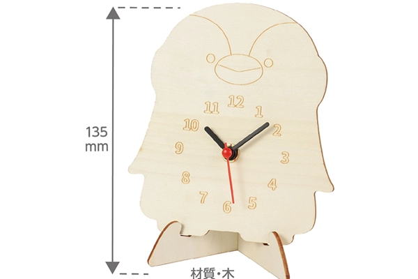 おえかき木製ペンギン時計づくりキット