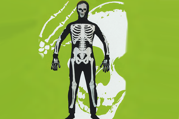 スケルトンコスチューム｜ホラー系 ガイコツ全身タイツ 仮装 ハロウィンに