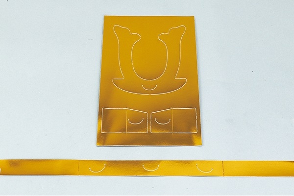 金のカブト作り