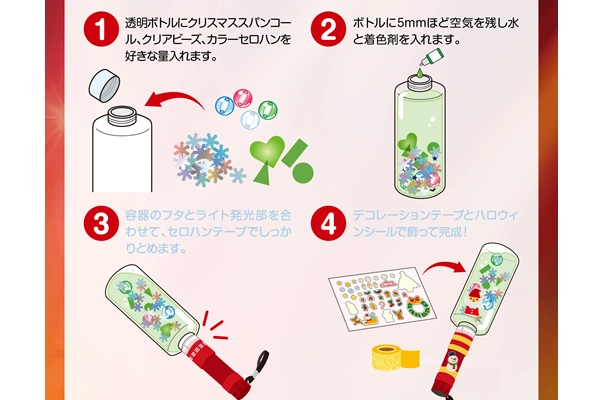 クリスマススノードームスティック