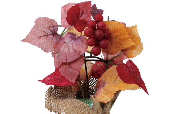 ぶどう造花ポット