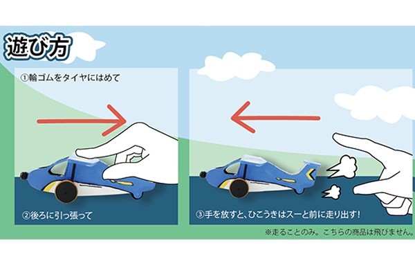 プルバック飛行機工作