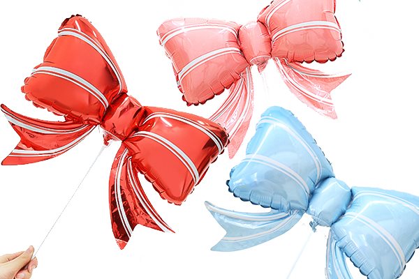 ミニエレガントリボンバルーンスティック付