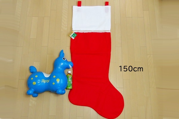 ジャンボクリスマスストッキング（スパンコール付き）