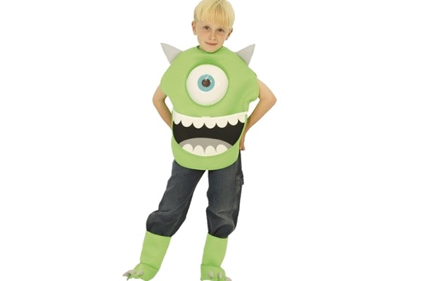 【マイク 子供 コスチューム】モンスターズインク 衣装（キャンディーポケット付き／TODサイズ）