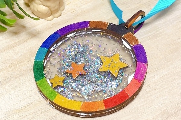 輝くメダル工作キット ラメが動く!手作りメッセージ入りメダル|子ども向けイベント・クラフトにおすすめ