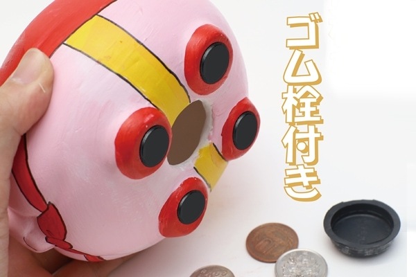 ブタの貯金箱絵付け工作