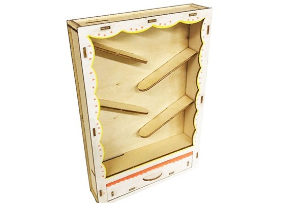 コインゲーム貯金箱キット｜木製組み立て簡単コイン転がしゲーム【送料無料】