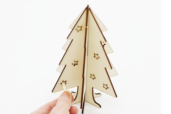 クリスマス木工ツリー