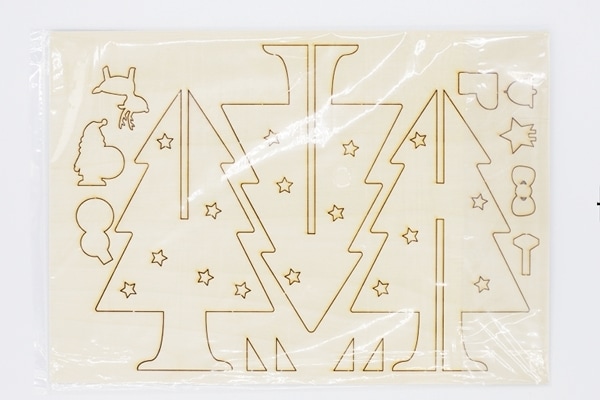 クリスマス木工ツリー