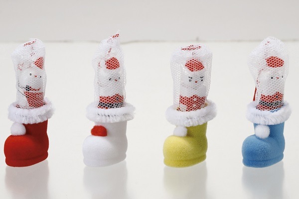 クリスマスお菓子のブーツプレゼント