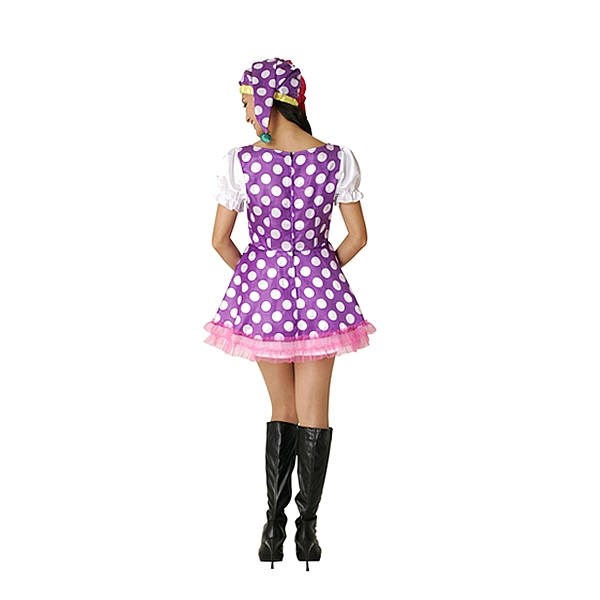 キャンディピエロガール｜ハロウィン ピエロ 衣装 レディース ワンピース 仮装 コスチューム