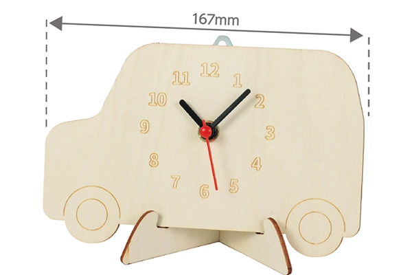 車型おえかき木製時計キット