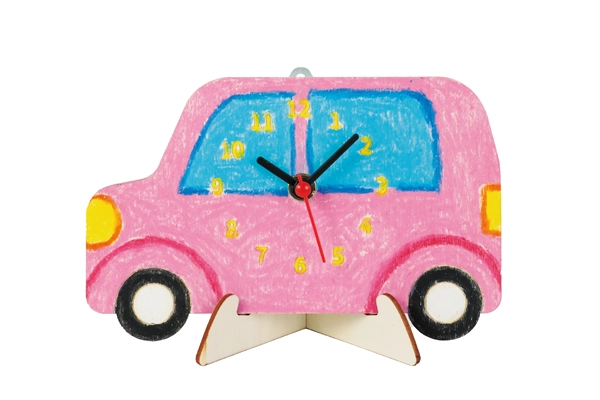 車型おえかき木製時計キット
